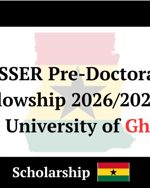 ISSER Pre-Doctoral Fellowship 2026/2027 at the University of Ghana