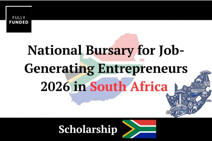 National Bursary for Job-Generating Entrepreneurs 2026 in South Africa